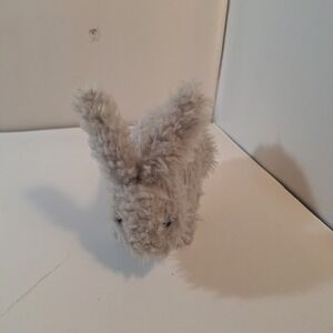 JELLYCAT BABY GREY HOPPITY BUNNY RABBIT FUZZY STUFFED ANIMAL 6"